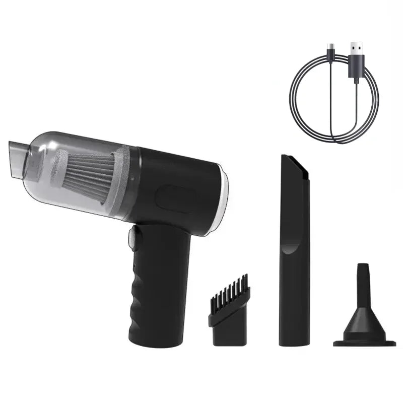 Portable Handheld Vacuum Cleaner – 9000Pa Cordless, 1200mAh, Car & Home Use