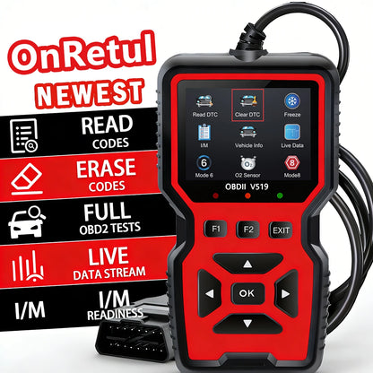V519 OBD2 Scanner & Universal Car Diagnostic Code Reader