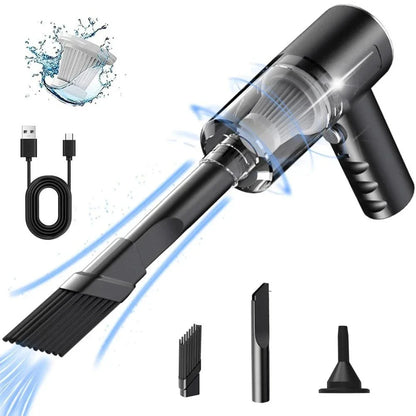 Portable Handheld Vacuum Cleaner – 9000Pa Cordless, 1200mAh, Car & Home Use