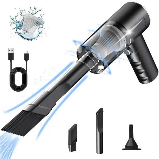 Portable Handheld Vacuum Cleaner – 9000Pa Cordless, 1200mAh, Car & Home Use