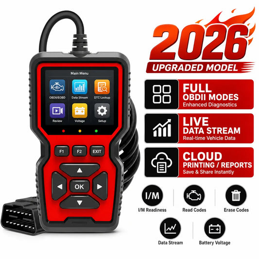 V519 OBD2 Scanner & Universal Car Diagnostic Code Reader